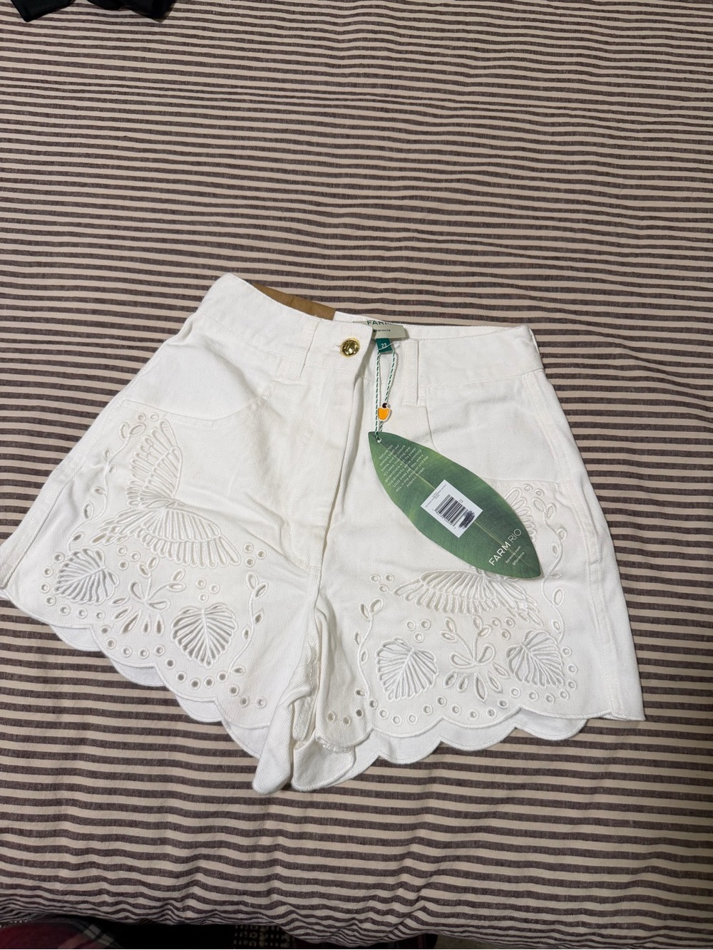 Farm Rio Richelieu Embroidered Shorts NWT - Picture 5 of 9